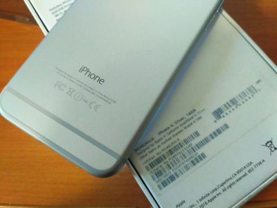 Лот: 11446829. Фото: 1. iPhone 6 16gb Silver. Смартфоны