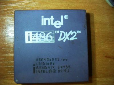 Лот: 20997935. Фото: 1. ретро процессор 486 DX2-66 MHz. Процессоры