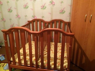 Лот: 4807622. Фото: 1. кроватка для двойни. Детские кровати и кроватки