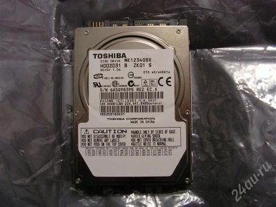 Лот: 227768. Фото: 1. HDD Toshiba Sata 120Gb. Другое (комплектующие)