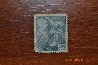 Лот: 5076818. Фото: 1. Марка Испании 1949г. Генерал Франко. Марки