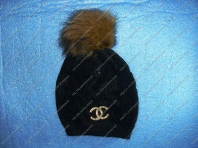 Лот: 6968776. Фото: 1. Шапка Chanel Черная Размеры: 4-6л. Головные уборы