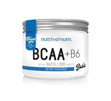 Лот: 18906407. Фото: 1. Nutriversum BCAA + B6 200 таб. Спортивное питание, витамины