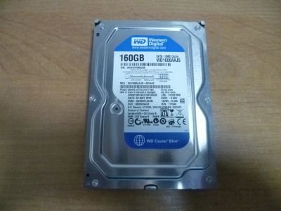 Лот: 19145796. Фото: 1. Жёсткий диск WD 160Gb. Жёсткие диски (HDD)