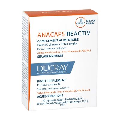 Лот: 23905535. Фото: 1. Ducray Анакапс Реактив для волос... Лекарства