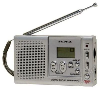 Лот: 2556932. Фото: 1. Радиоприемник SUPRA ST-115 silver... Тюнеры, радиоприёмники