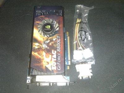 Лот: 1500301. Фото: 1. GF8800GT 512 MB DDR3. Видеокарты