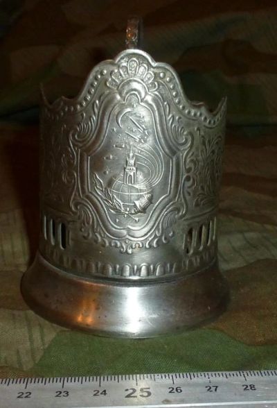 Лот: 8261955. Фото: 1. подстаканник мельхиор ссср космос... Предметы интерьера и быта