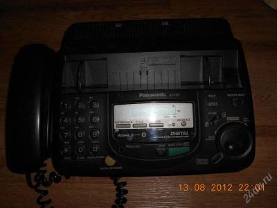 Лот: 2009231. Фото: 1. Факс Panasonic KX-FT67 телефон. Факсы, автоответчики