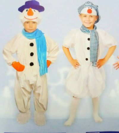 Лот: 10664829. Фото: 1. Новогодний костюм Снеговик. Детские карнавальные, праздничные костюмы