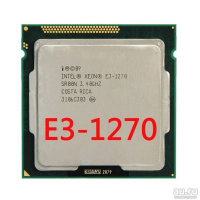 Лот: 18543509. Фото: 1. Процессор Intel Xeon E3-1270 8... Процессоры