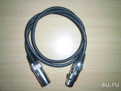 Лот: 8527997. Фото: 1. кабель-3 длина-1м XLR-XLR. Аксессуары