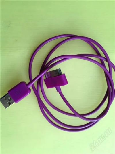 Лот: 1767120. Фото: 1. USB кабель для iPhone 2g,3g,3gs... Дата-кабели, переходники