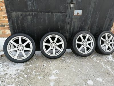Лот: 11339757. Фото: 1. Летние колеса Work Emotion XT7... Шины на дисках