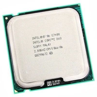 Лот: 24391369. Фото: 1. E7400 процессор (2,8 ГГц, LGA775... Процессоры