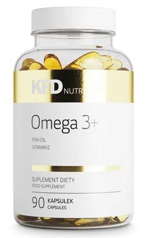 Лот: 7657412. Фото: 1. Рыбий жир Omega 3+ от KFD 90 капсул... Спортивное питание, витамины