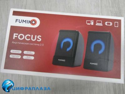 Лот: 18003649. Фото: 1. Колонки 2.0 FUMIKO Focus FMS12-01... Активные акустические системы