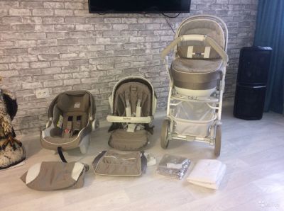 Лот: 12808446. Фото: 1. Коляска Peg-Perego Book Plus Pure... Коляски