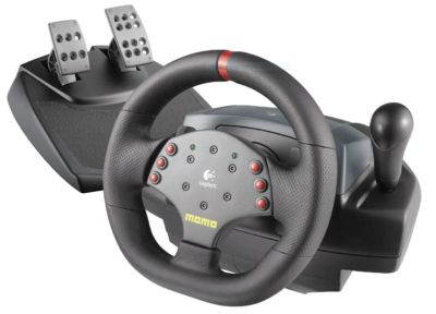 Лот: 18347635. Фото: 1. Logitech MOMO Руль. Рули, джойстики