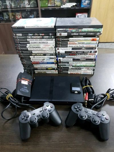 Лот: 15400303. Фото: 1. Sony Playstation 2 PS PS2 Прошитая... Игровые приставки, консоли