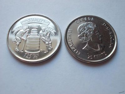 Лот: 10513146. Фото: 1. Канада 25 центов 2017 года. 125... Россия после 1991 года