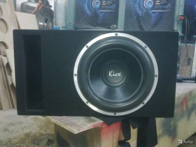 Лот: 6152103. Фото: 1. Субвуфер Кикс .Kicx qs380-обмен... Детали тюнинга