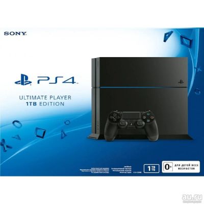 Лот: 9304231. Фото: 1. Sony PlayStation 4 1tb (cuh-1208b... Игровые приставки, консоли
