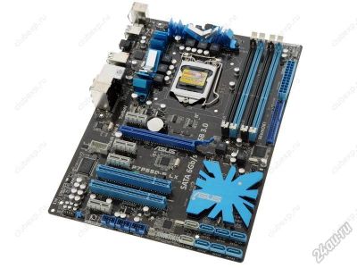 Лот: 5955708. Фото: 1. Материнская плата Asus P7P55D-E... Процессоры