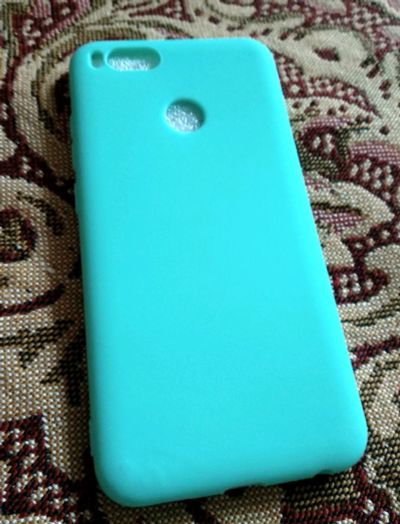 Лот: 11829961. Фото: 1. Чехол на xiaomi mi a1 бирюзовый. Чехлы, бамперы