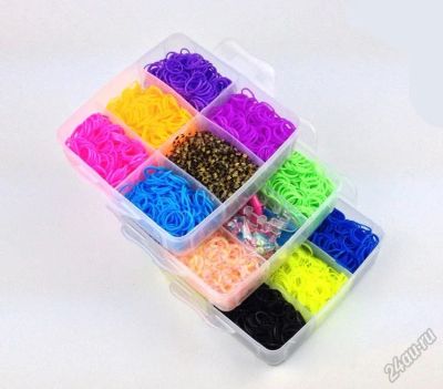 Лот: 5956154. Фото: 1. Набор- сундучок Loom Bands для... Для рукоделия