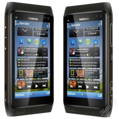 Лот: 2729455. Фото: 1. Nokia N8 DARK GREY. Смартфоны