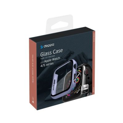 Лот: 24950208. Фото: 1. Кейс со стеклом для Apple Watch... Смарт-часы, фитнес-браслеты, аксессуары