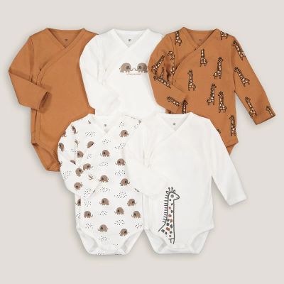 Лот: 24792543. Фото: 1. Комплект из пяти боди с LaRedoute. Ползунки, распашонки, слипы