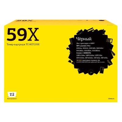 Лот: 24478669. Фото: 1. Картридж T2 TC-HCF259X/HP 59X. Картриджи, расходные материалы