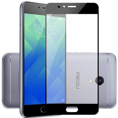 Лот: 10867314. Фото: 1. Стекло защитное с рамкой для Meizu... Защитные стёкла, защитные плёнки