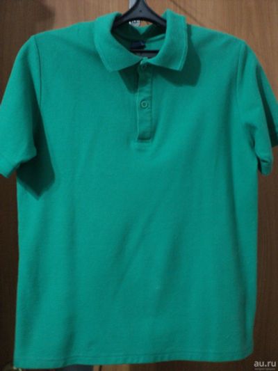 Лот: 15252886. Фото: 1. Рубашка-поло зелёная. Рубашки, блузки, водолазки