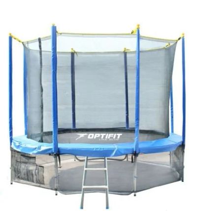 Лот: 9609860. Фото: 1. Батут optifit like blue 10FT. Детские спортивные комплексы, батуты