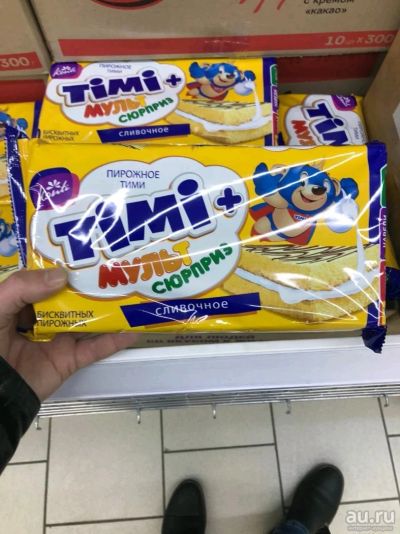 Лот: 13849230. Фото: 1. Пироженое Тими сливочное 10 шт... Торты, пирожные