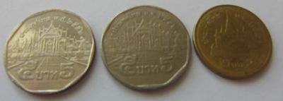 Лот: 4151408. Фото: 1. Таиланд - набор монет: 5 батов... Наборы монет