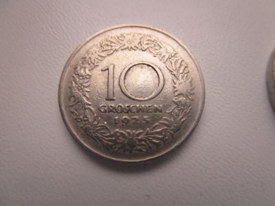 Лот: 6992658. Фото: 1. Австрия 10 грошей 1925 г . Германия и Австрия