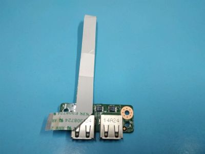 Лот: 16421632. Фото: 1. Б/У плата с разъемами USB ms-176ke... Печатные платы
