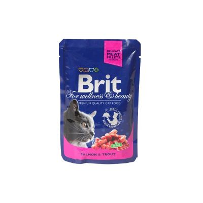 Лот: 10398889. Фото: 1. Корм Brit Premium Для Кошек Кусочки... Корма