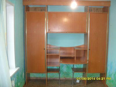 Лот: 4207645. Фото: 1. шкаф + стол + полки!. Шкафы, шкафы-купе