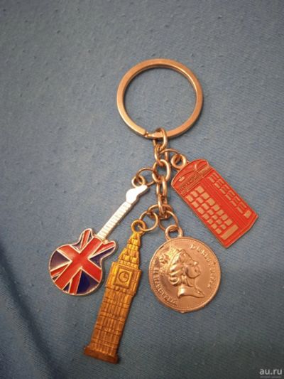 Лот: 18544175. Фото: 1. Брелок для ключей из Лондона-4. Брелоки для ключей