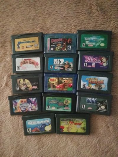 Лот: 15505555. Фото: 1. Картриджи для game boy advance... Игры для консолей