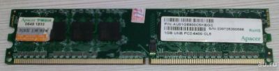 Лот: 10125554. Фото: 1. DDR2 1Gb Apacer PC2 - 6400 - 800Mhz. Оперативная память