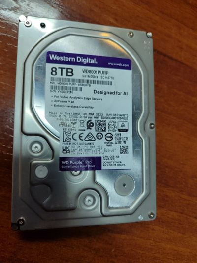 Лот: 21356470. Фото: 1. Жёсткий диск western digital 8... Жёсткие диски (HDD)
