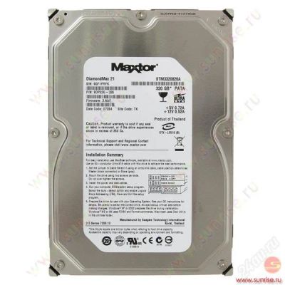 Лот: 1852975. Фото: 1. Maxtor 320 gb. Жёсткие диски (HDD)