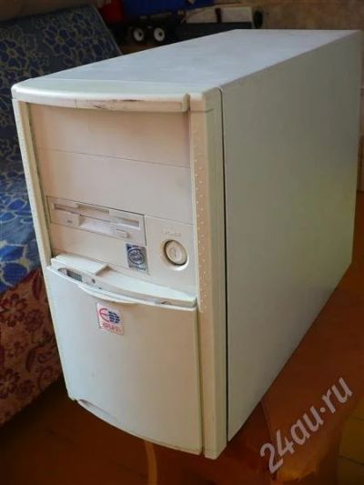 Лот: 477806. Фото: 1. продам корпус АТ, внутри мать... Компьютеры в сборе