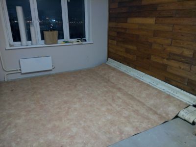 Лот: 12386855. Фото: 1. Линолеум от застройщика. Напольные покрытия